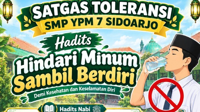 Makan dan Minum berdiri menurut pandangan Islam & Ilmu Kesehatan